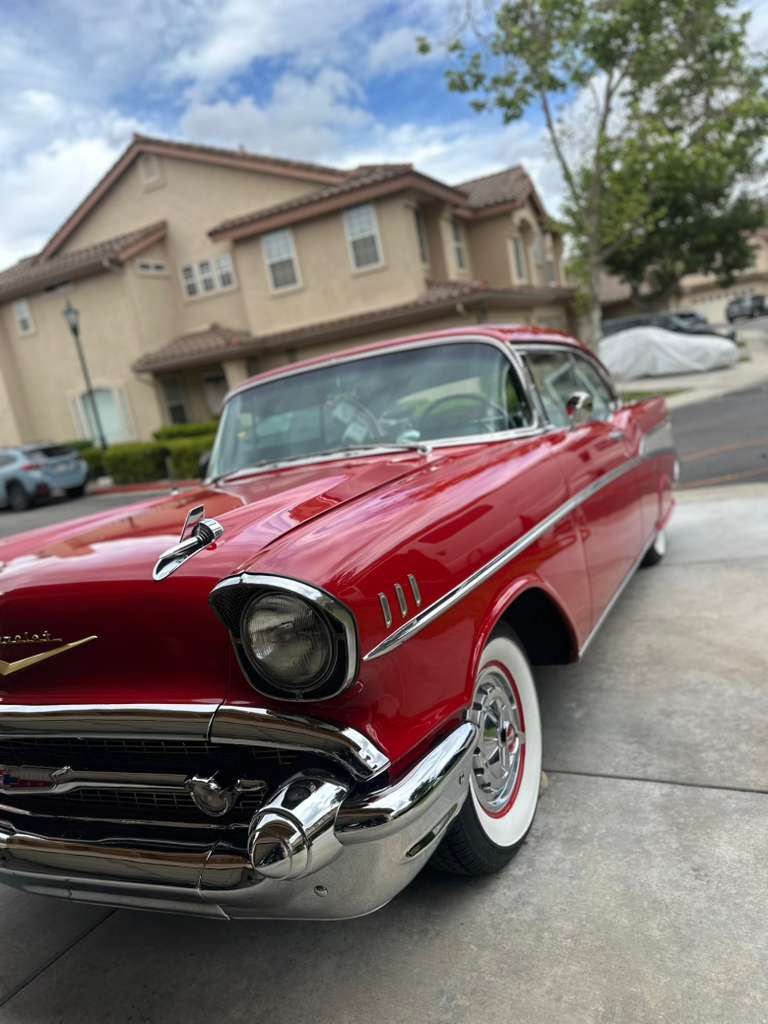 1957 Chevy Bel Air after detailing